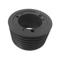 B B Manufacturing Bushing 6 Groove V-Belt Pulley 5 inch OD 63V500SK